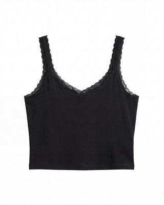 Cotton Bamboo Cropped Tank
