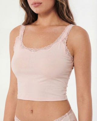 Cotton Bamboo Cropped Tank