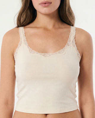 Cotton Bamboo Cropped Tank