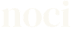 Text 'NOCI' in a stylized font on a white background