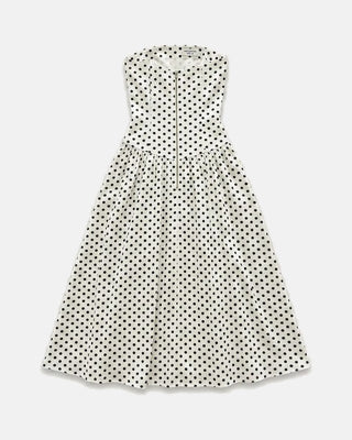 The Polka Dot Strapless Maxi