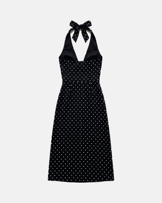 The Polka Dot Halter Maxi