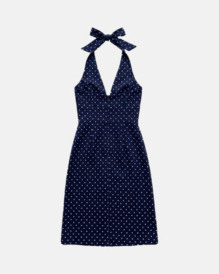 The Polka Dot Halter Maxi