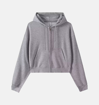 The Crop Zip Sweatshirt