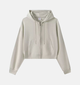 The Crop Zip Sweatshirt