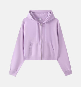 The Crop Zip Sweatshirt