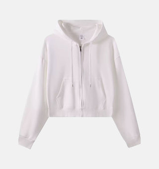 The Crop Zip Sweatshirt
