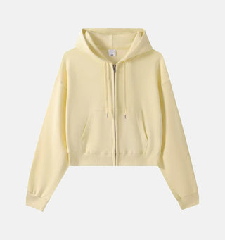The Crop Zip Sweatshirt