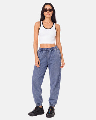 Women's Color Block Cropped Tank Top