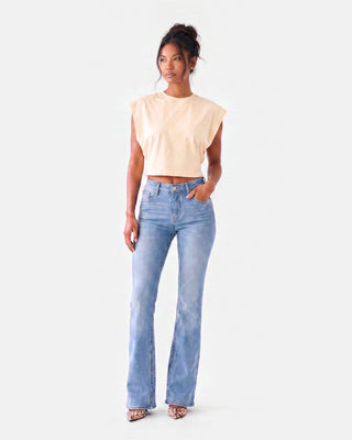Women's Cropped Dolman T-Shirt