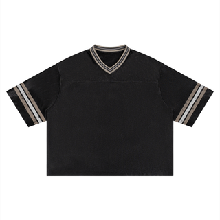 Unisex Boxy Striped Soccer Jersey