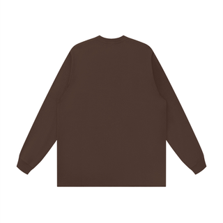 Unisex Raw Hem Long Sleeve T-Shirt