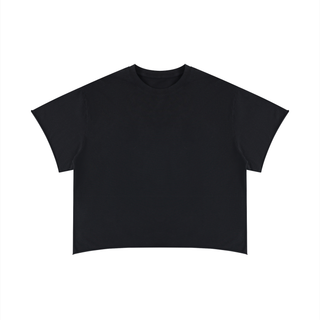 Unisex Boxy Raw Edge T-Shirt