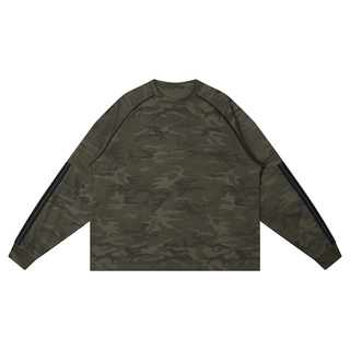 Unisex Camo Loose Long Sleeve T-Shirt