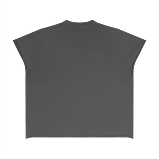 Unisex Boxy Raw Edge T-Shirt