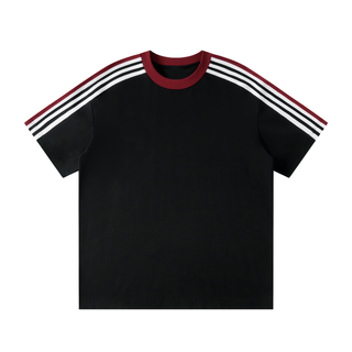 Unisex Colorblock Striped T-Shirt