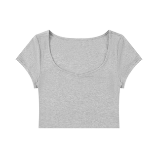 Women's Slim Cap Sleeve Crop T-Shirt