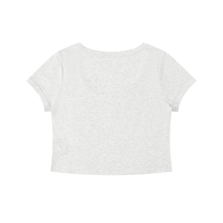 Women's Solid Color Slim Crop T-Shirt