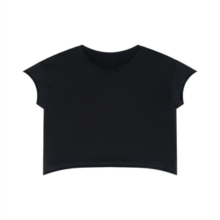 Unisex Heavyweight Boxy Raw Edge T-Shirt