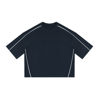 Unisex Heavyweight Boxy Piping T-Shirt