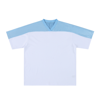 Oversized Mesh V-Neck Soccer Jersey