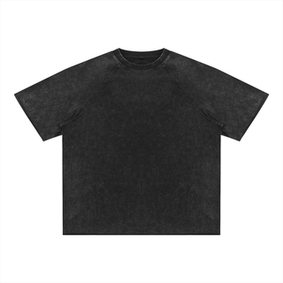 Unisex Mineral Wash Raw Edge T-Shirt