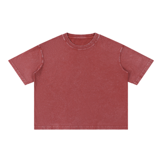 Mineral Wash Boxy Cotton T-Shirt