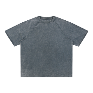 Unisex Mineral Wash Raw Edge T-Shirt