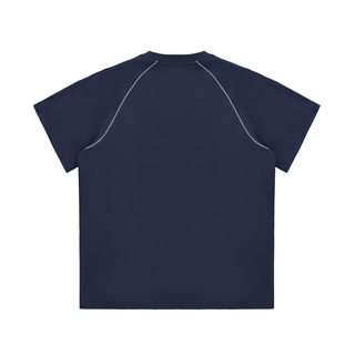 Striped Contrast Stitch T-Shirt