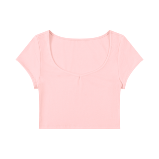 Women's Slim Cap Sleeve Crop T-Shirt