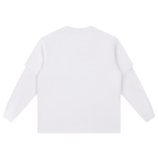 Layered Long Sleeve Oversized Tee