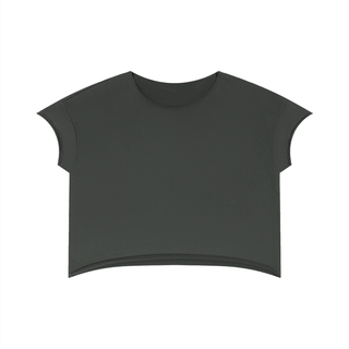 Unisex Heavyweight Boxy Raw Edge T-Shirt