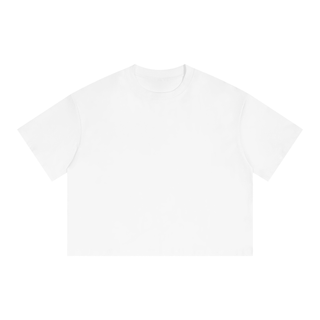 Boxy Drop Shoulder Crop Tee