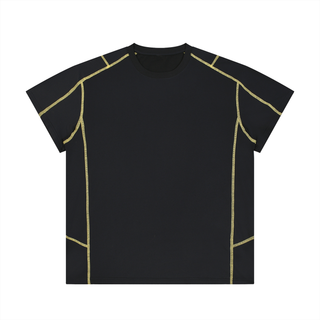 Unisex Contrast Stitch  Regular Fit T-Shirt