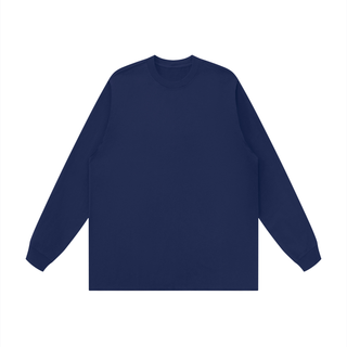 Unisex Raw Hem Long Sleeve T-Shirt