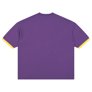 Unisex Color Block Drop Shoulder T-Shirt