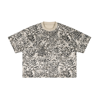 Unisex Leopard Print Boxy T-Shirt