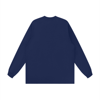 Unisex Raw Hem Long Sleeve T-Shirt