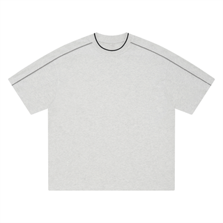 Unisex Oversized Contrast Tape T-Shirt
