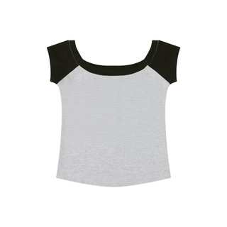 Women's Color Block Raglan Baby T-Shirt