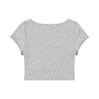 Women's Slim Cap Sleeve Crop T-Shirt