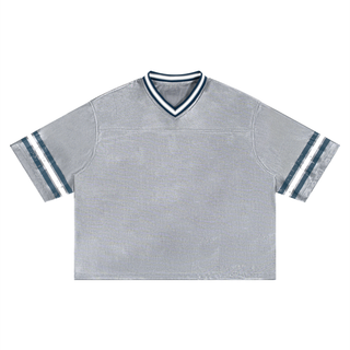Unisex Boxy Striped Soccer Jersey