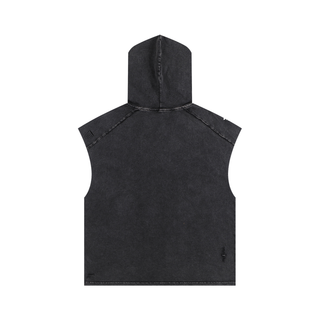 Snow Wash Boxy Hooded Tank