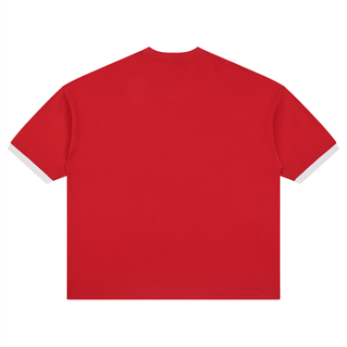 Unisex Color Block Drop Shoulder T-Shirt