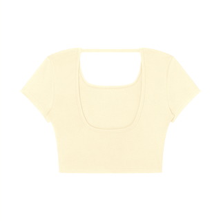Women's Square Neck Crop T-Shirt