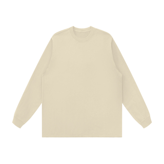 Unisex Raw Hem Long Sleeve T-Shirt