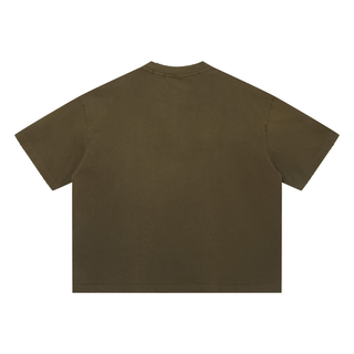 Unisex Sun Fade Distressed Boxy T-Shirt
