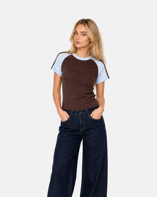Contrast Stripe Tee