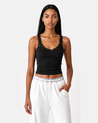 Cotton Bamboo Cropped Tank