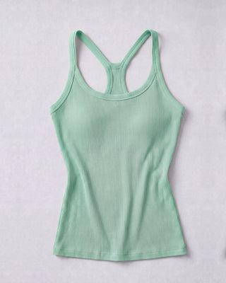 Racerback Cami with Built-In Bra
